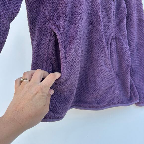 Patagonia Women’s Fleece Re-Tool SnapT Jacket Quarter Snap Pullover Purple XS - Picture 6 of 6